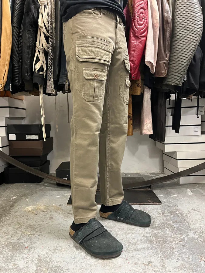 SS2008 Dolce & Gabbana Multi Pockets Khaki Green Pants vIRaWrN 2