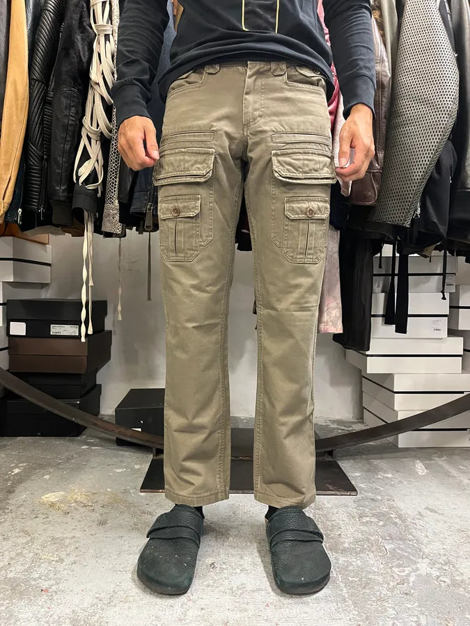 SS2008 Dolce & Gabbana Multi Pockets Khaki Green Pants vIRaWrN 1