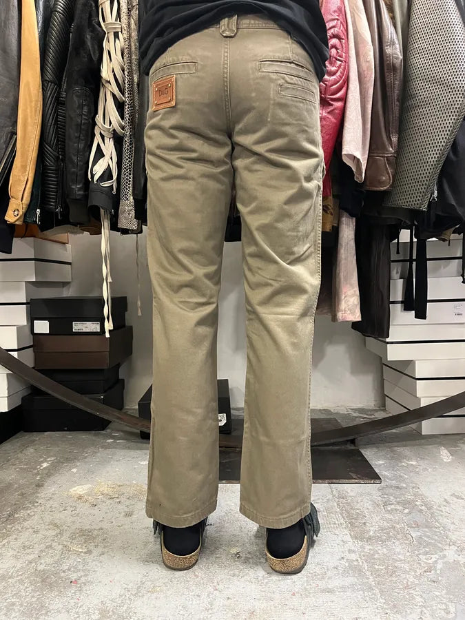 SS2008 Dolce & Gabbana Multi Pockets Khaki Green Pants vIRaWrN 3