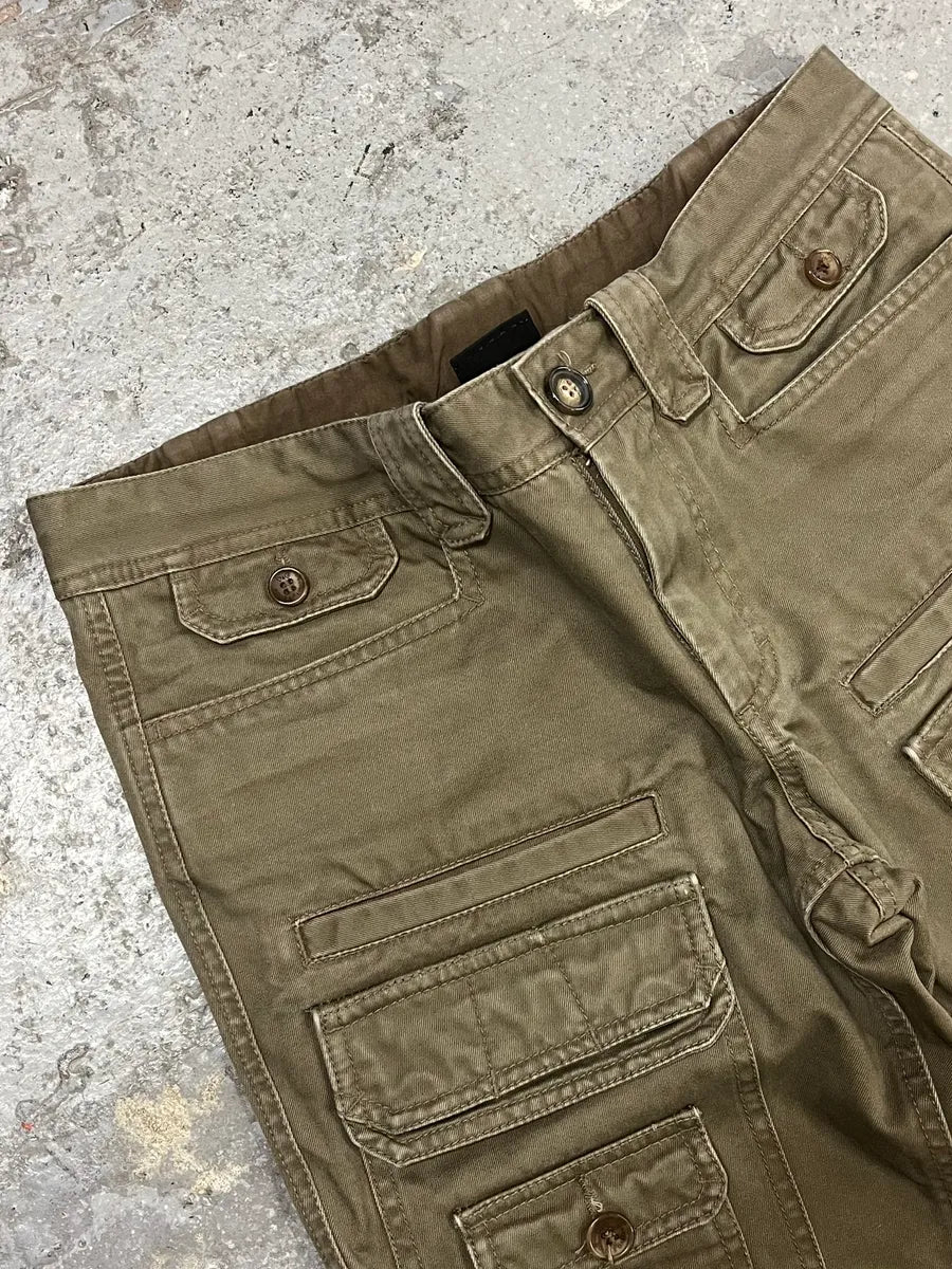 SS2008 Dolce & Gabbana Multi Pockets Khaki Green Pants vIRaWrN 5
