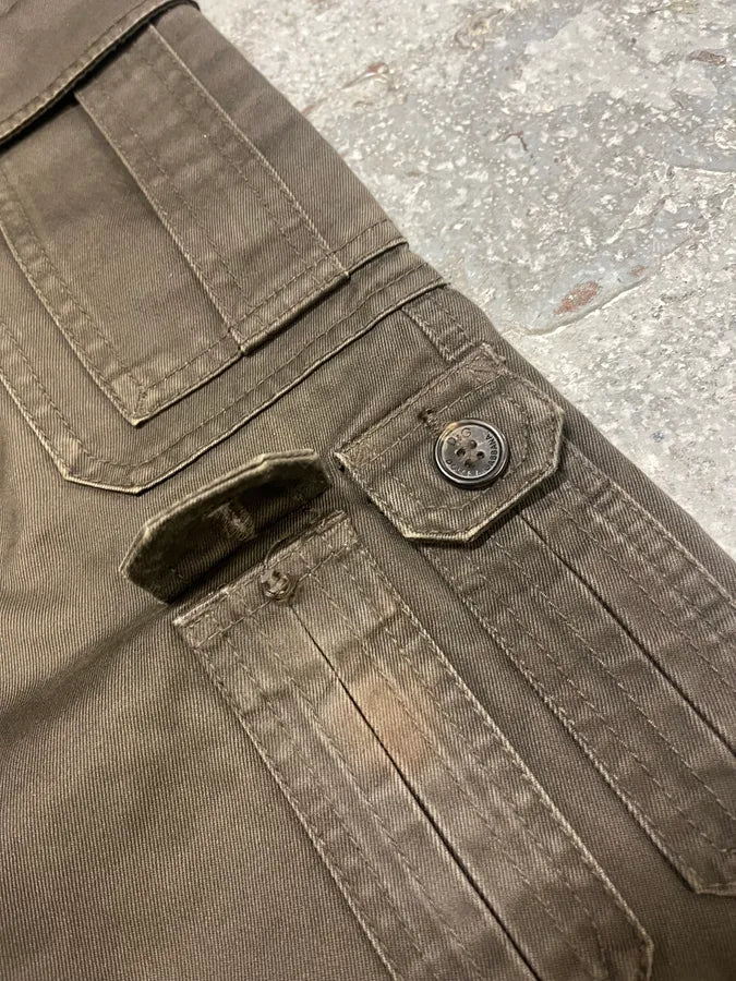 SS2008 Dolce & Gabbana Multi Pockets Olive Cargo Pants muskLex 10