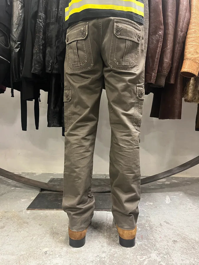 SS2008 Dolce & Gabbana Multi Pockets Olive Cargo Pants muskLex 3