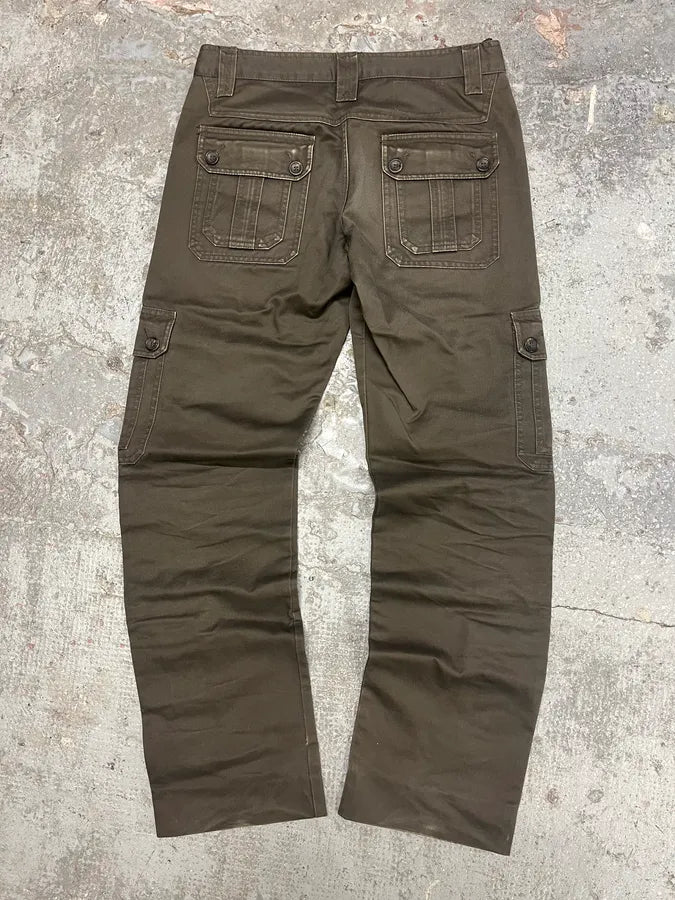 SS2008 Dolce & Gabbana Multi Pockets Olive Cargo Pants muskLex 6
