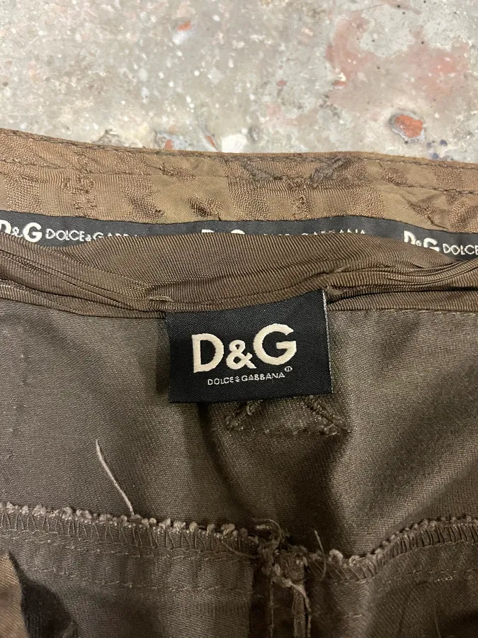SS2008 Dolce & Gabbana Multi Pockets Olive Cargo Pants muskLex 7