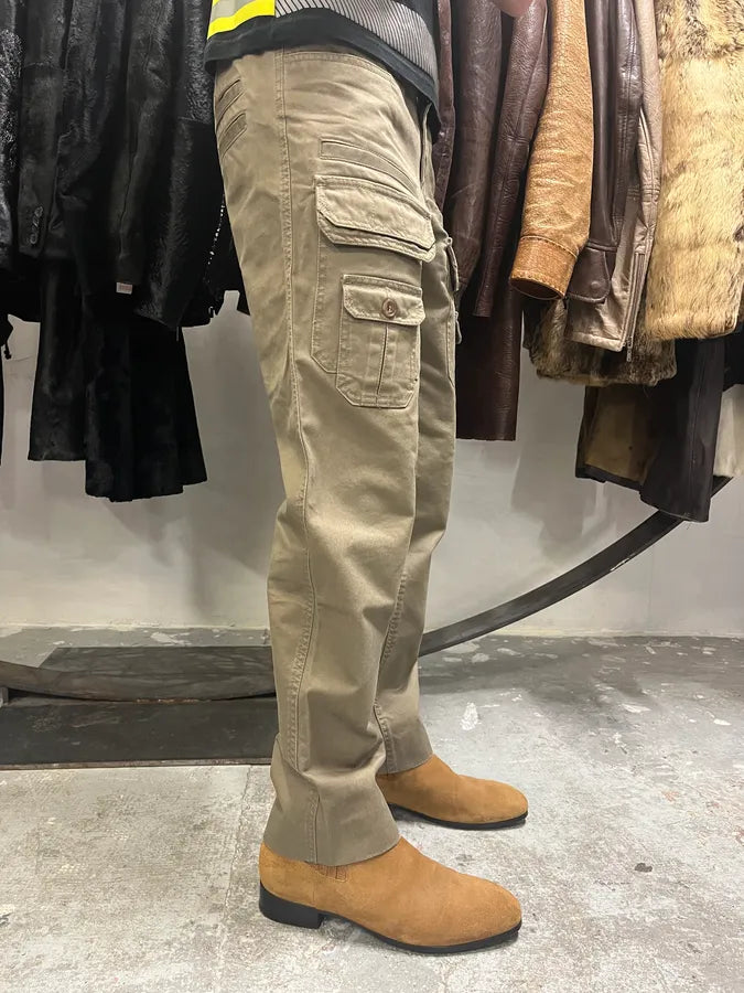SS2008 Dolce & Gabbana Multi Pockets Olive Pants (S/M) rbIGzQx 1