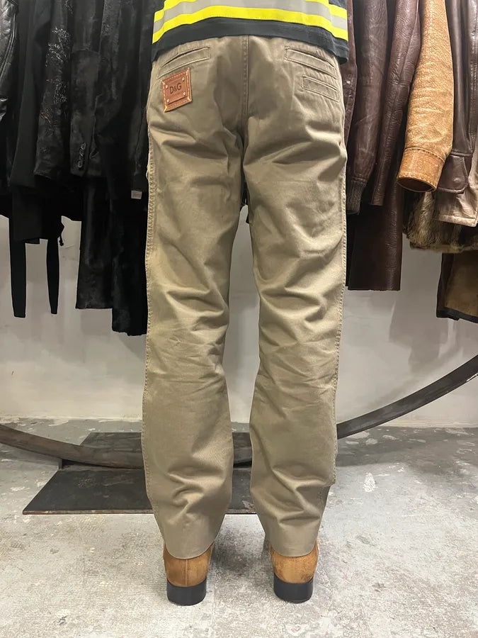 SS2008 Dolce & Gabbana Multi Pockets Olive Pants (S/M) rbIGzQx 3