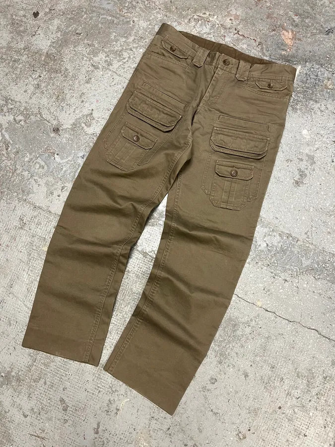 SS2008 Dolce & Gabbana Multi Pockets Olive Pants (S/M) rbIGzQx 4