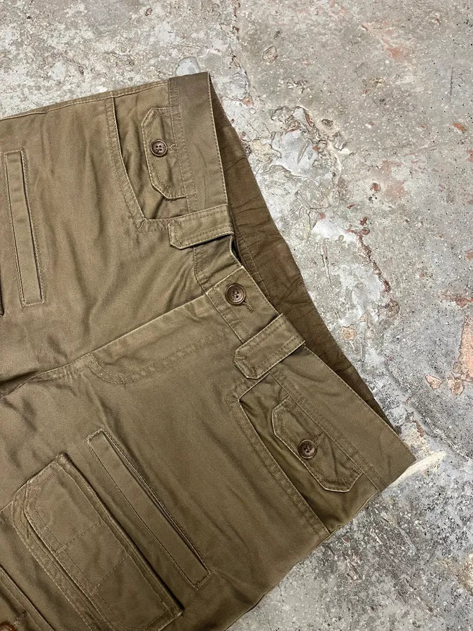 SS2008 Dolce & Gabbana Multi Pockets Olive Pants (S/M) rbIGzQx 6