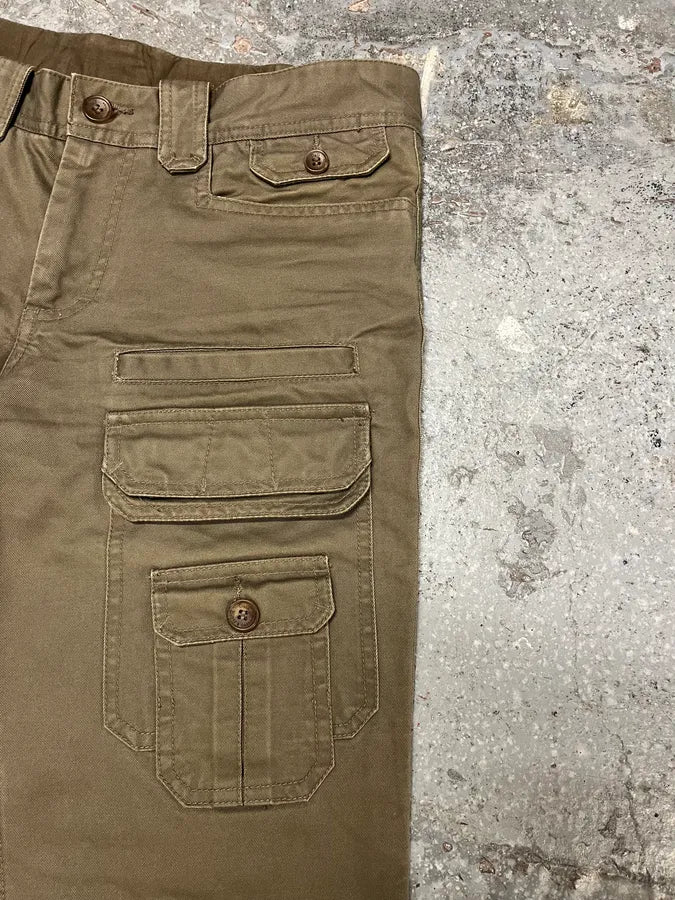 SS2008 Dolce & Gabbana Multi Pockets Olive Pants (S/M) rbIGzQx 8