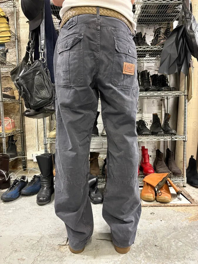 SS2008 Dolce & Gabbana Obscure Multi Pockets Cargo Pants (XL) tyUIuhY 1