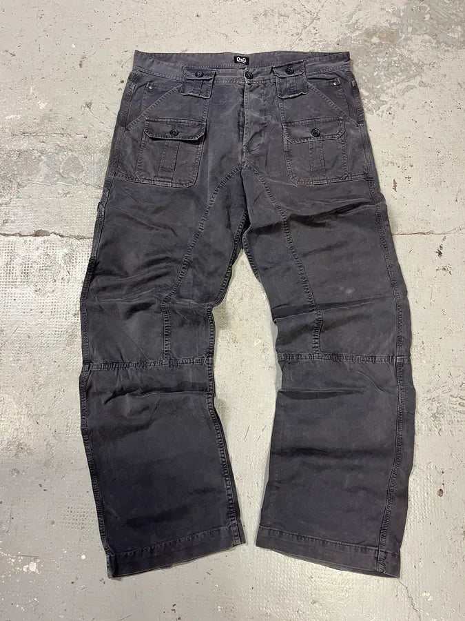 SS2008 Dolce & Gabbana Obscure Multi Pockets Cargo Pants (XL) tyUIuhY 2