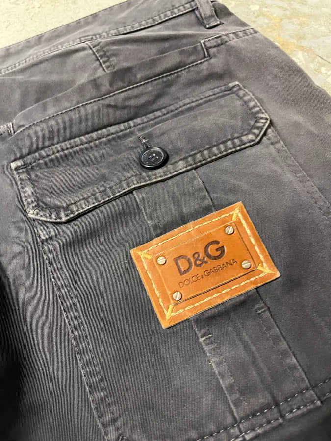 SS2008 Dolce & Gabbana Obscure Multi Pockets Cargo Pants (XL) tyUIuhY 9