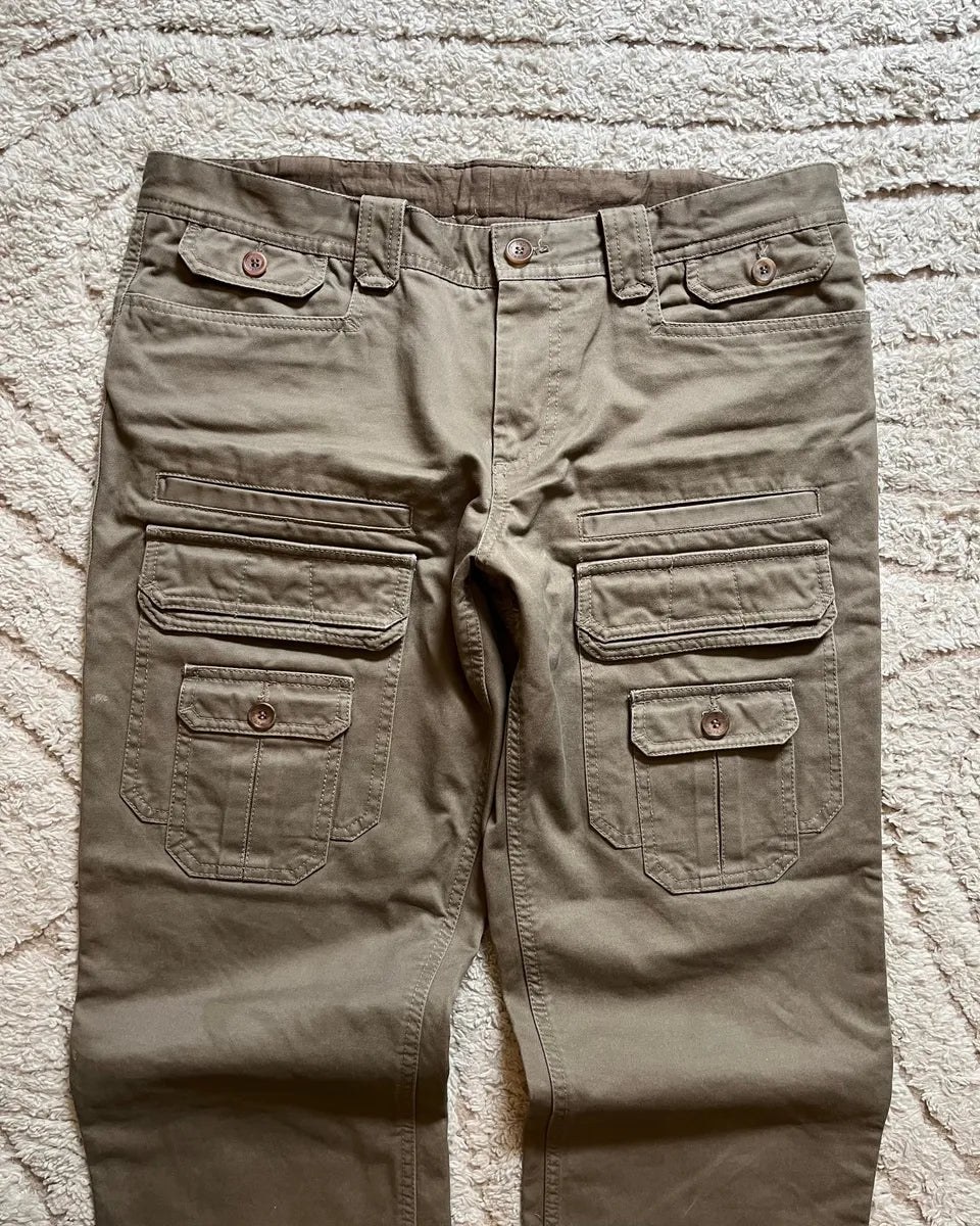 SS2008 Dolce & Gabbana Safari Luxe Olive Pants SsFlUZs 5