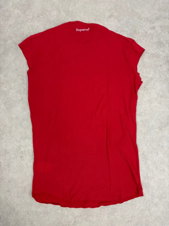 AW2018 Dsquared2 Red Born To Ride T-Shirt goytwWs 5