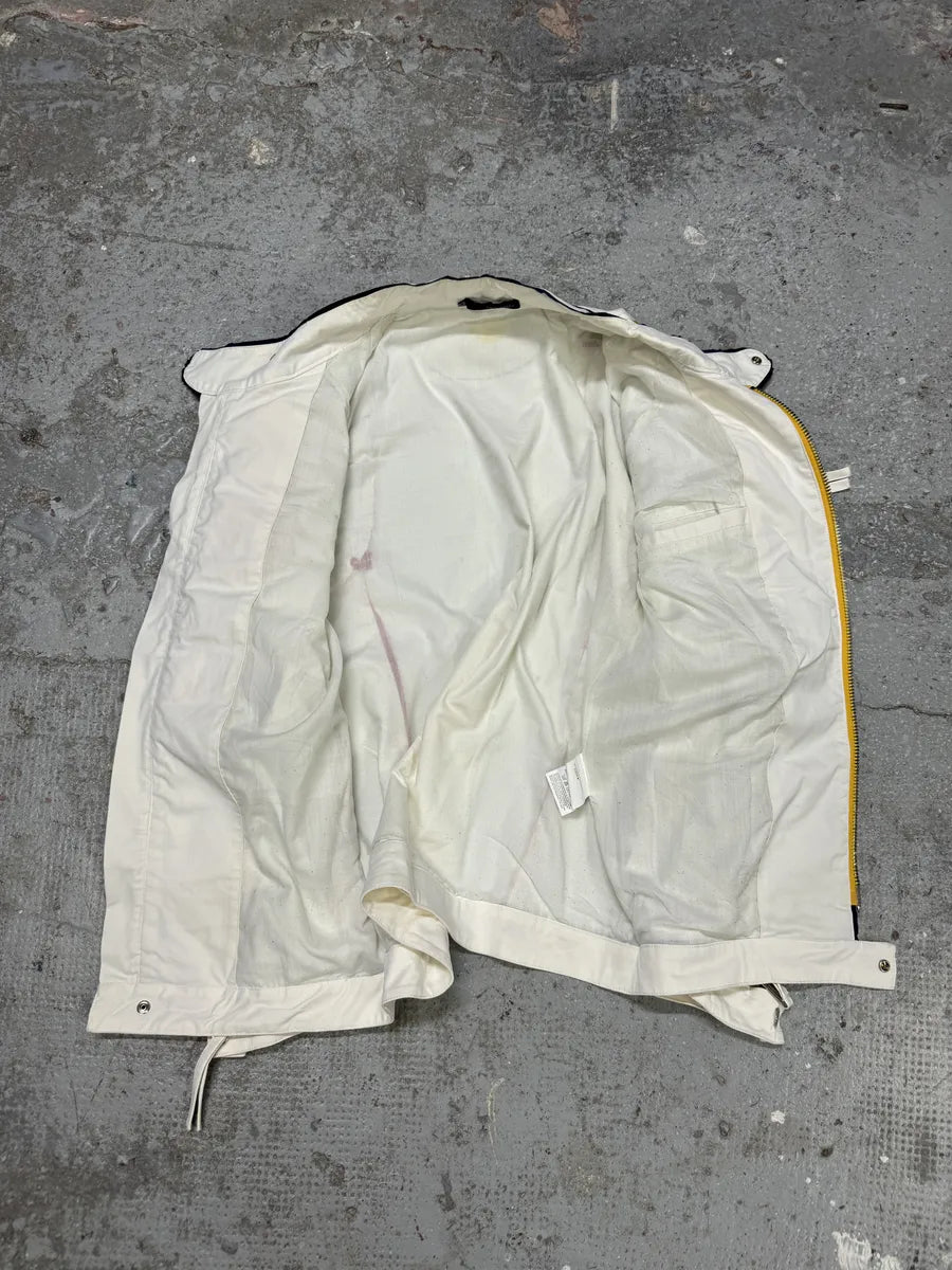 SS2008 DSquared2 White & Red Patchwork Racing Jacket (M) VFsevNF 9