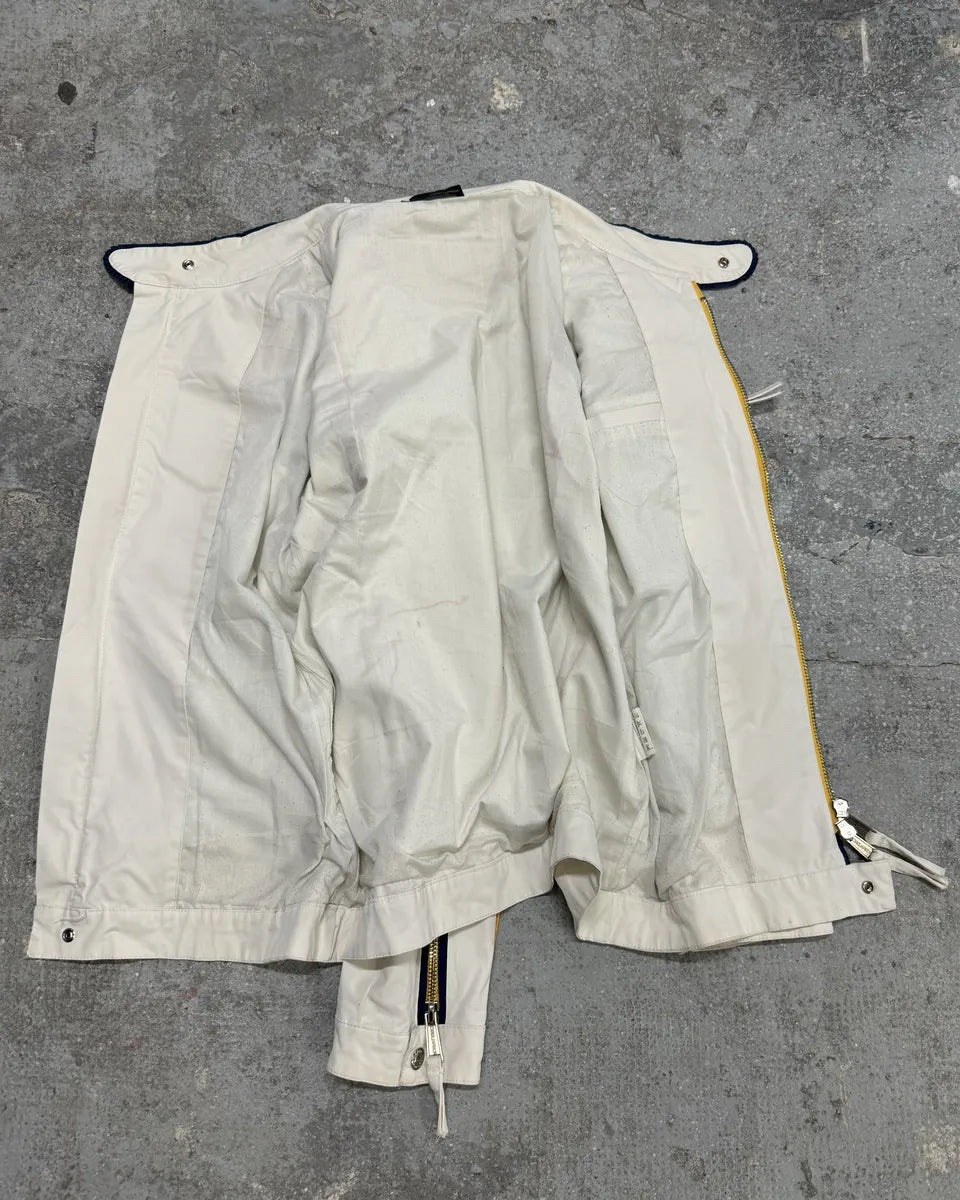 SS2008 Dsquared2 White Racing Patchwork Jacket (M) 4