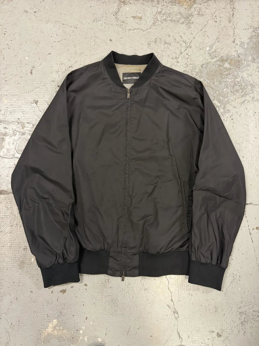 SS2008 Emporio Armani Black Minimalist Jacket tZSwhNG 0