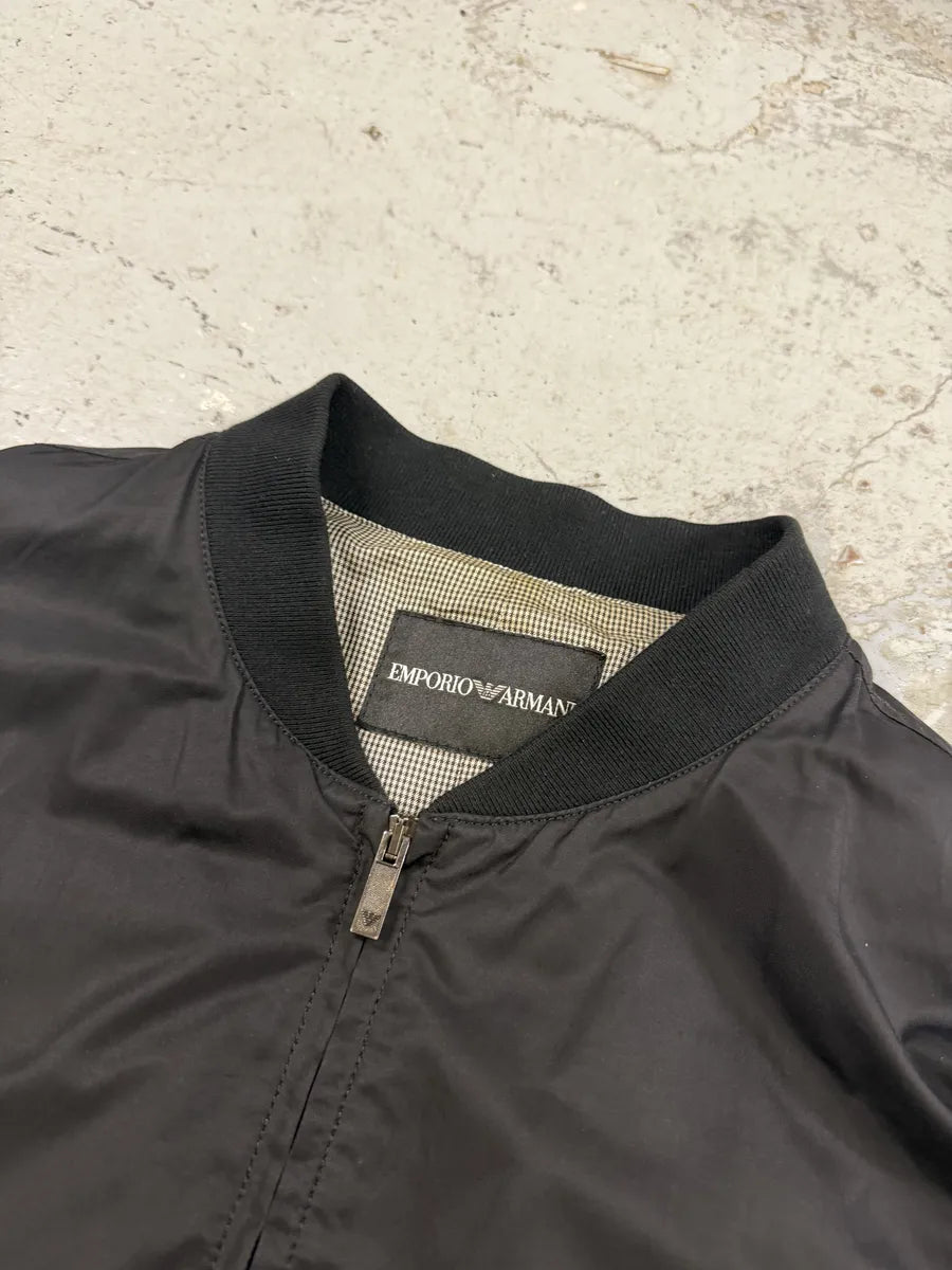 SS2008 Emporio Armani Black Minimalist Jacket tZSwhNG 10