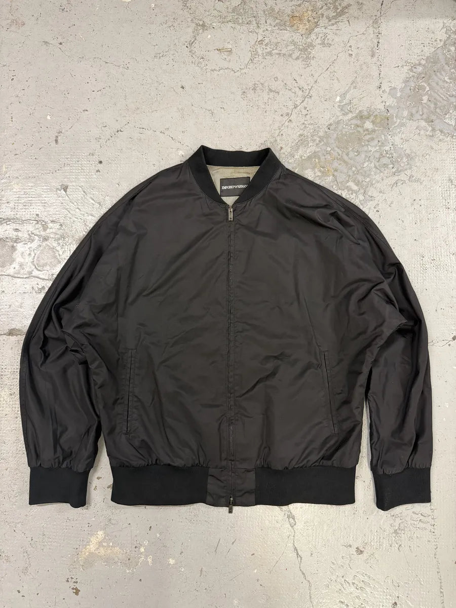 SS2008 Emporio Armani Black Minimalist Jacket tZSwhNG 4