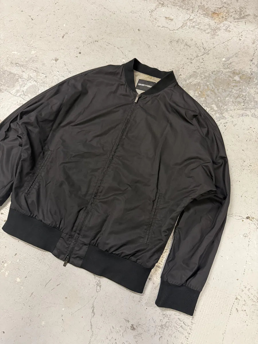 SS2008 Emporio Armani Black Minimalist Jacket tZSwhNG 5