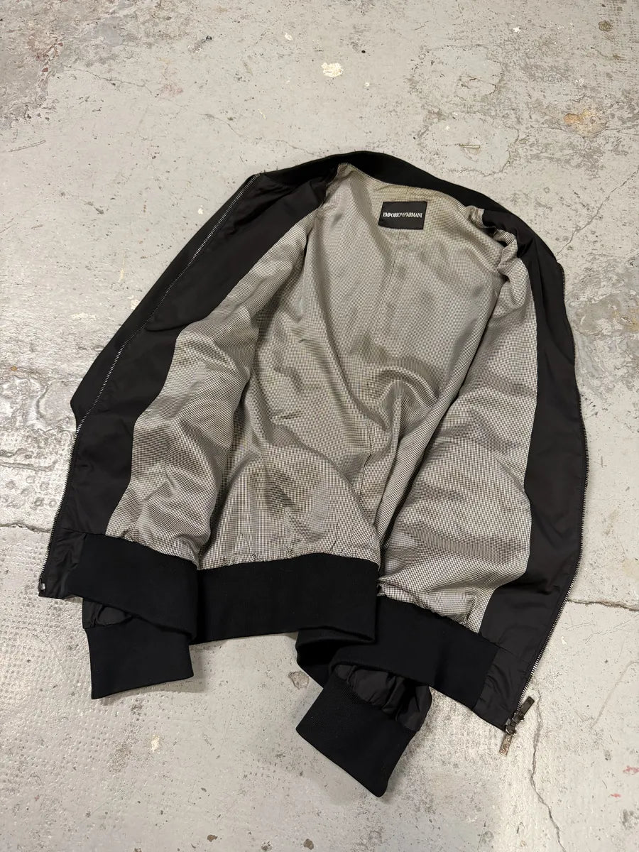 SS2008 Emporio Armani Black Minimalist Jacket tZSwhNG 6