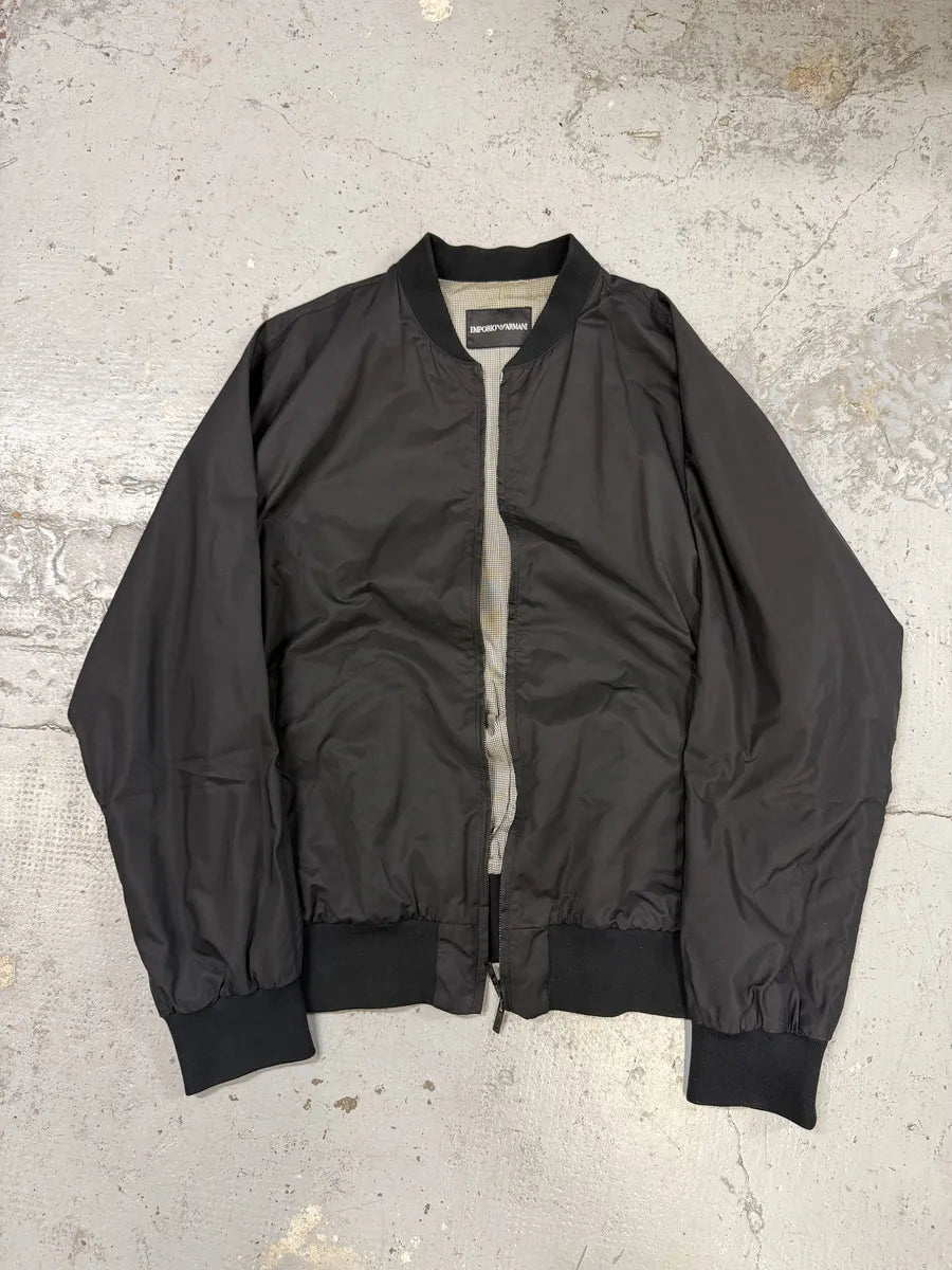SS2008 Emporio Armani Black Minimalist Jacket tZSwhNG 7