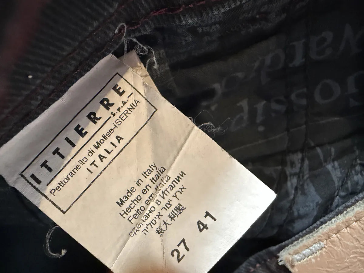 SS2008 Galliano Copper Waxed Black & Brown Pants irveRoD 8