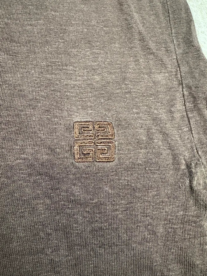 SS2008 Givenchy Brown Henley Longsleeves Top gAlYoas 6