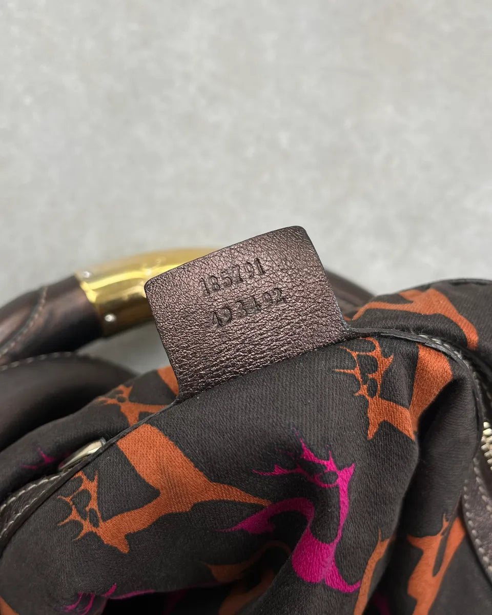 SS2008 Gucci Beige Monogram Indy Bag RjcqhPI 14