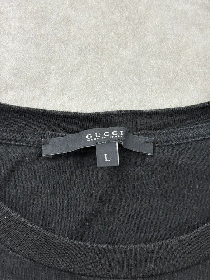 SS2009 Gucci Black Flamingo T-Shirt by Frida Giannini KnQzmWw 7
