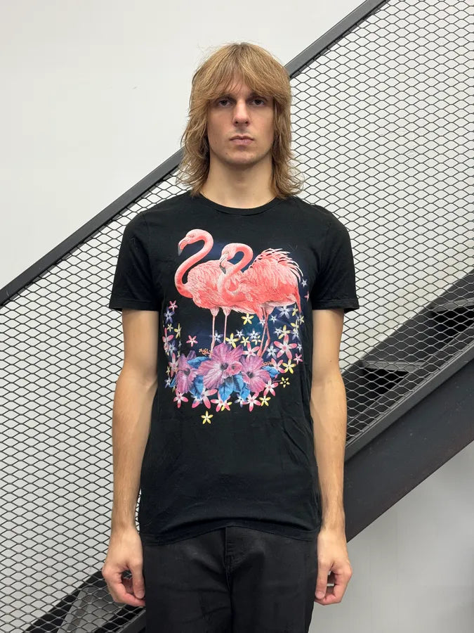 SS2009 Gucci Black Flamingo T-Shirt by Frida Giannini KnQzmWw 2