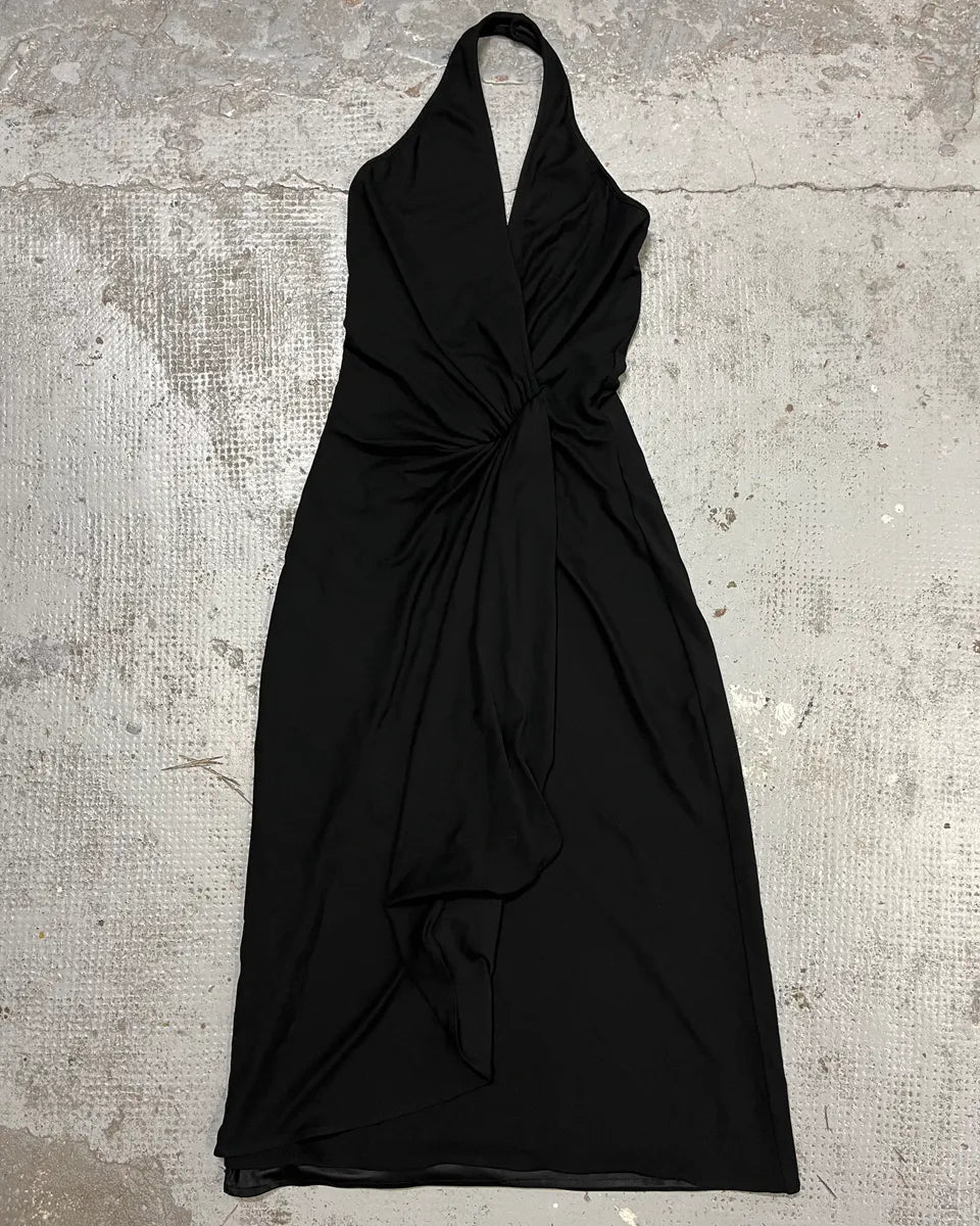 SS2008 Gucci Black Jersey Halter Dress by Frida Giannini EGmmnAf 2