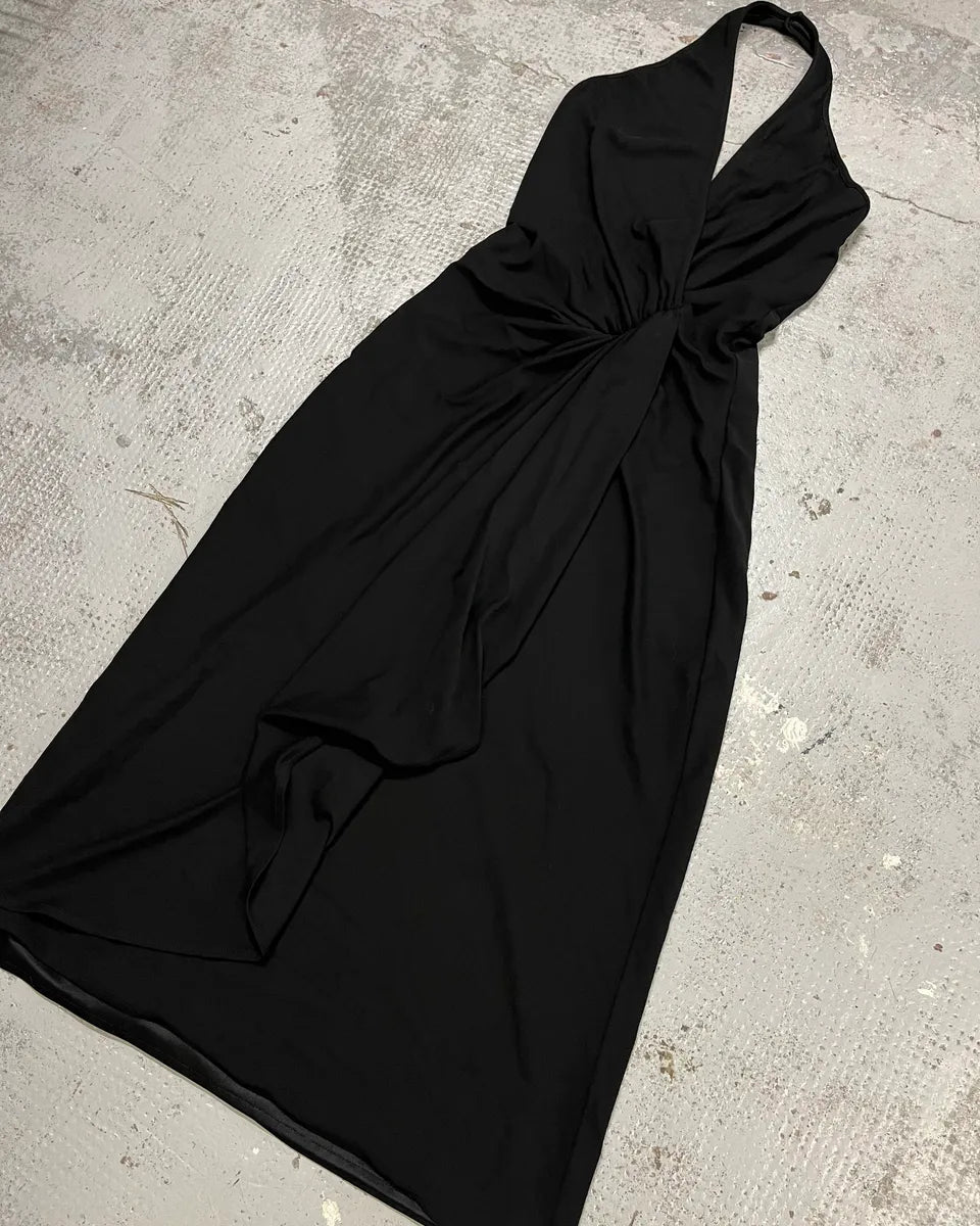 SS2008 Gucci Black Jersey Halter Dress by Frida Giannini EGmmnAf 3