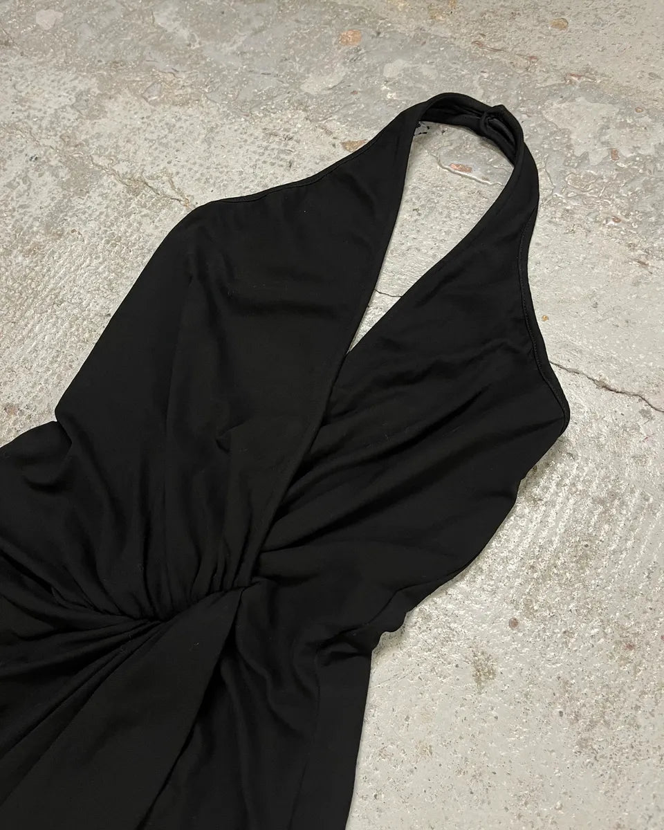 SS2008 Gucci Black Jersey Halter Dress by Frida Giannini EGmmnAf 4