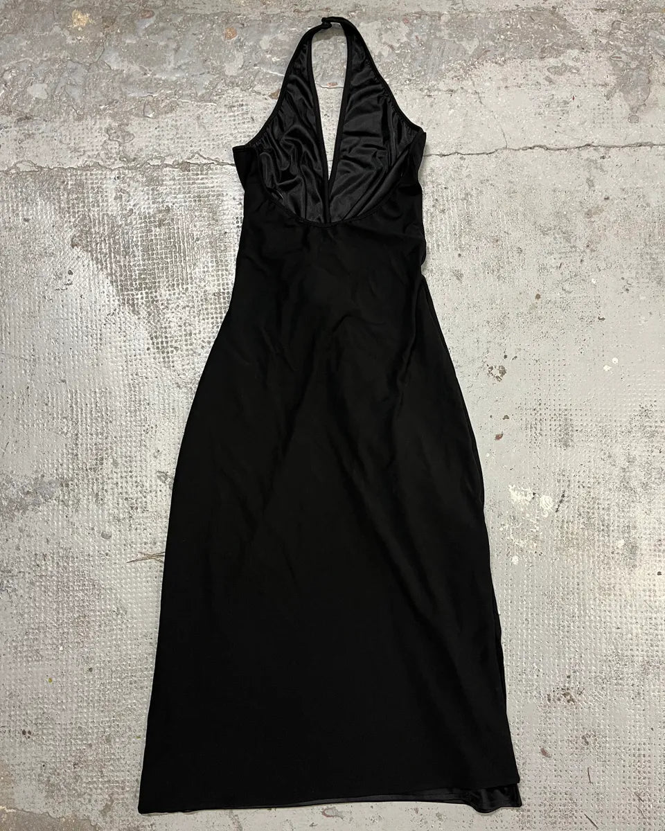 SS2008 Gucci Black Jersey Halter Dress by Frida Giannini EGmmnAf 7