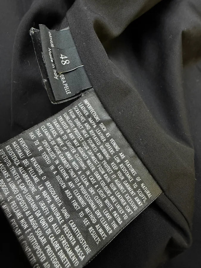 SS2008 Gucci Black Premium Leather Jacket by Frida Giannini QezIvPK 8