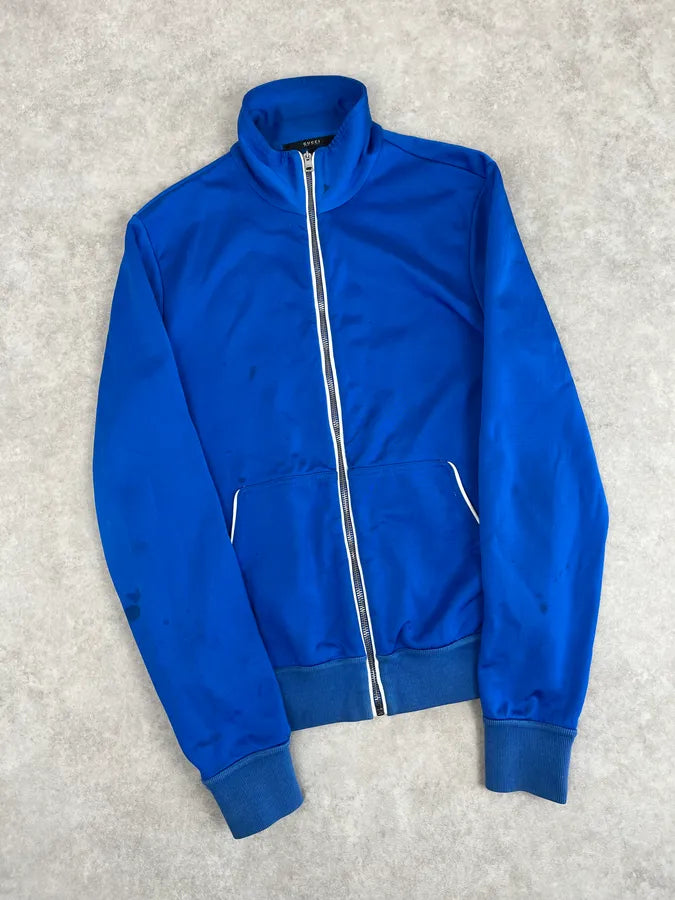 SS2008 Gucci Blue Zip-up Sweater oDixwfA 3