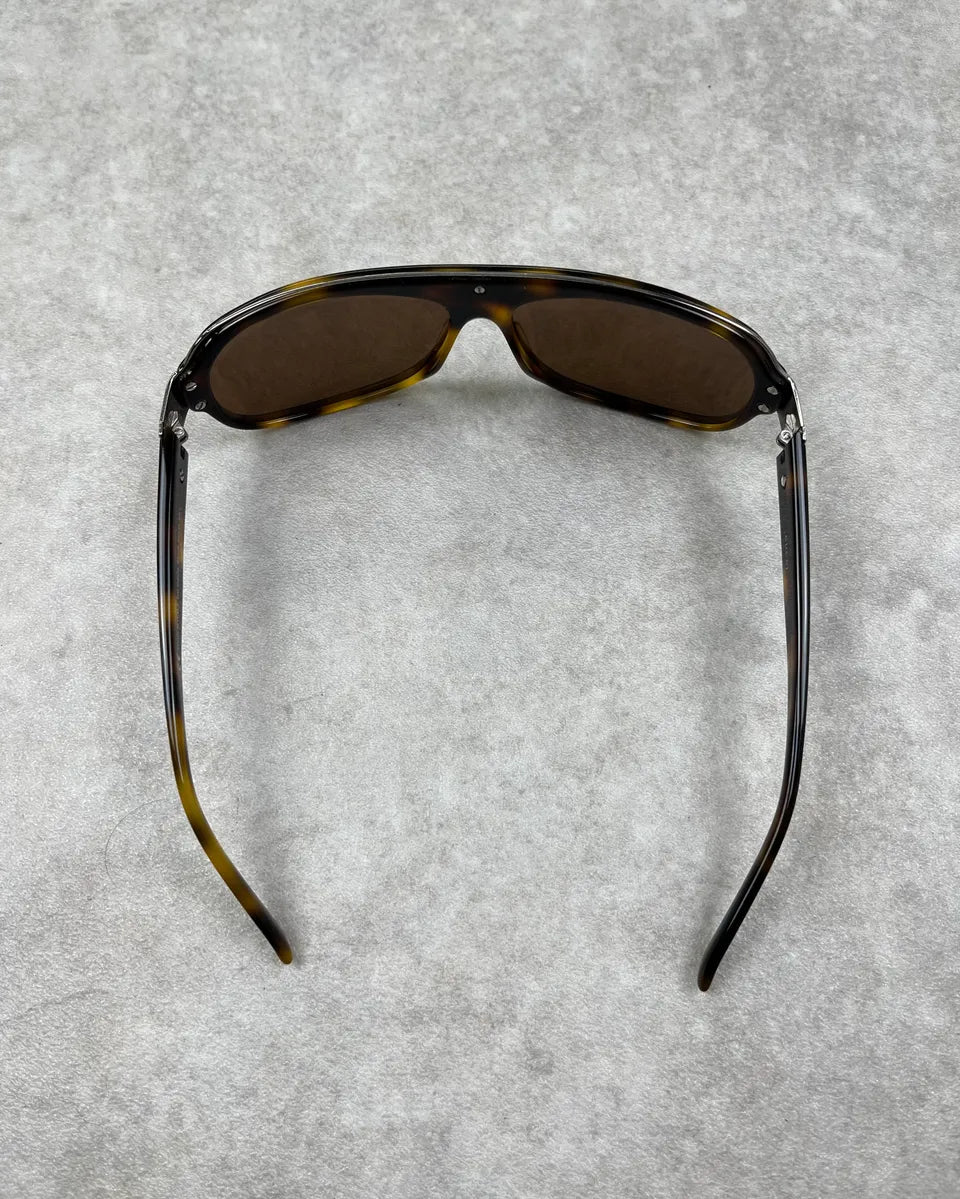 SS2008 Gucci Brown Acetate Aviator Sunglasses eXHzbvq 6