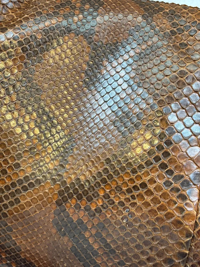 SS2008 Gucci Brown Python Leather Indy Shoulder Bag by Frida Giannini GQBZiby 12