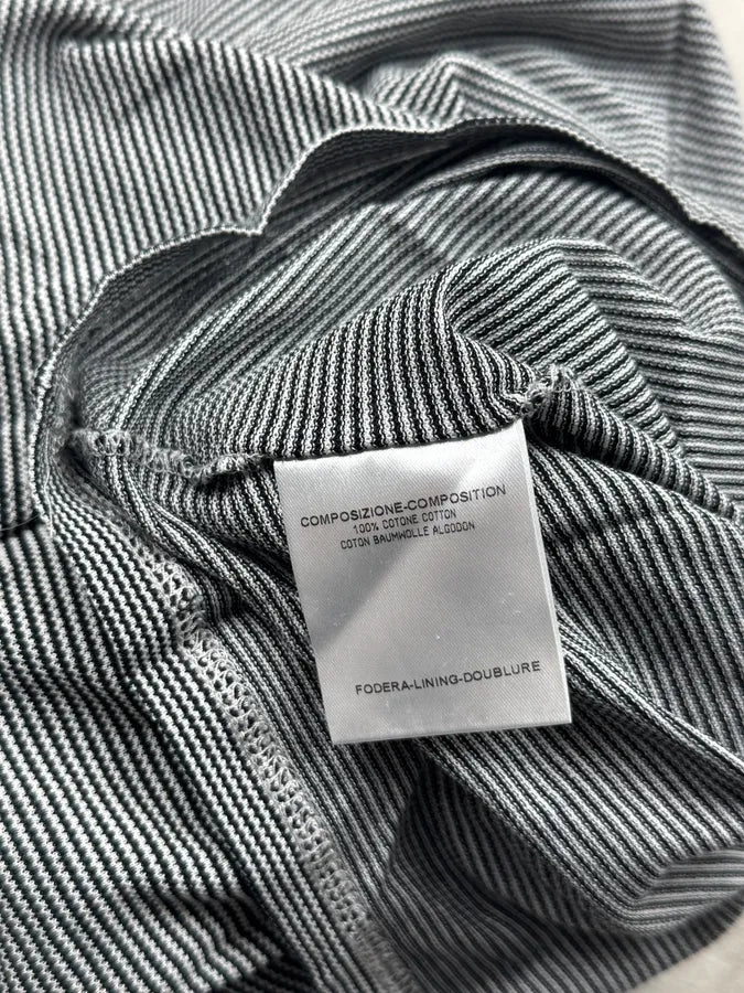 SS2007 Gucci Grey Striped Contrast Polo by Frida Giannini LrEvXwI 8