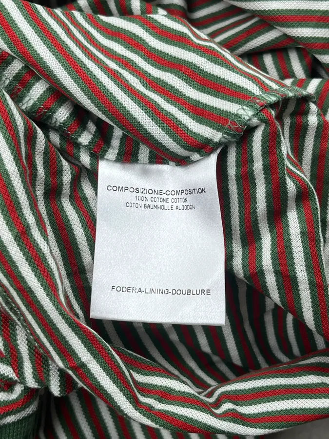 SS2008 Gucci Green & Red Original Striped Polo VbNsFRP 9