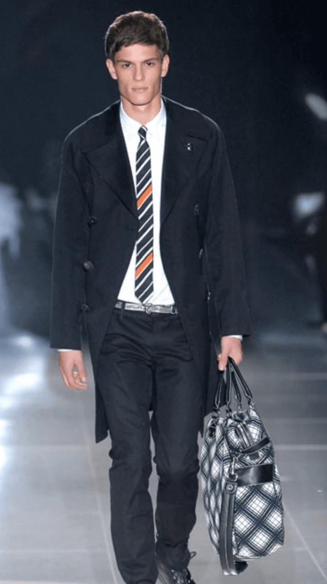 SS2008 Gucci Navy Highlined Pocket Pants by Frida Giannini ZceLDuD 1