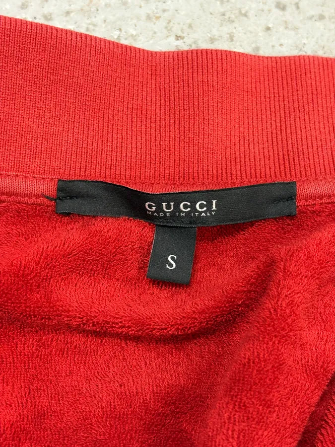 SS2008 Gucci Red Zip-up Sweater cEGFyxk 9