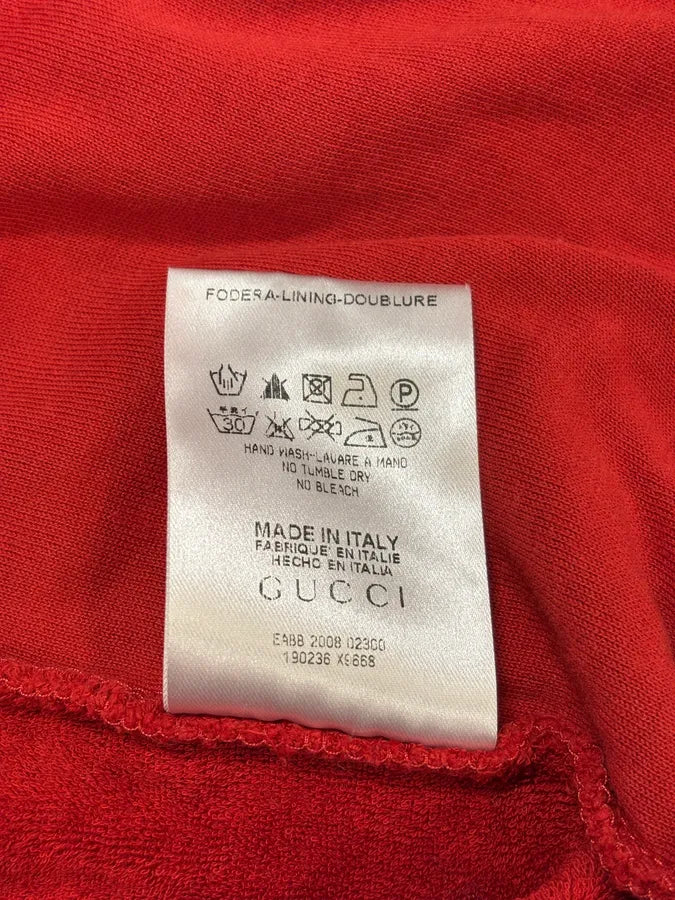 SS2008 Gucci Red Zip-up Sweater cEGFyxk 10