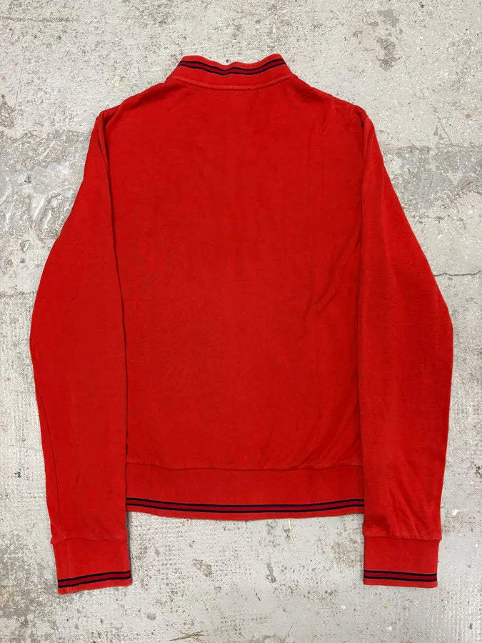 SS2008 Gucci Red Zip-up Sweater cEGFyxk 5