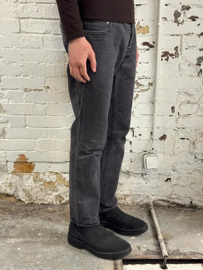 SS2008 Prada Avant-Garde Faded Grey Slim Pants HnJUWXI 2