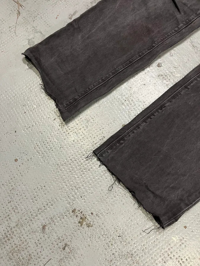 SS2008 Prada Avant-Garde Faded Grey Slim Pants HnJUWXI 6