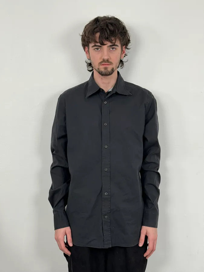 SS2008 Prada Black Minimalist Shirt NKjuqyT 1