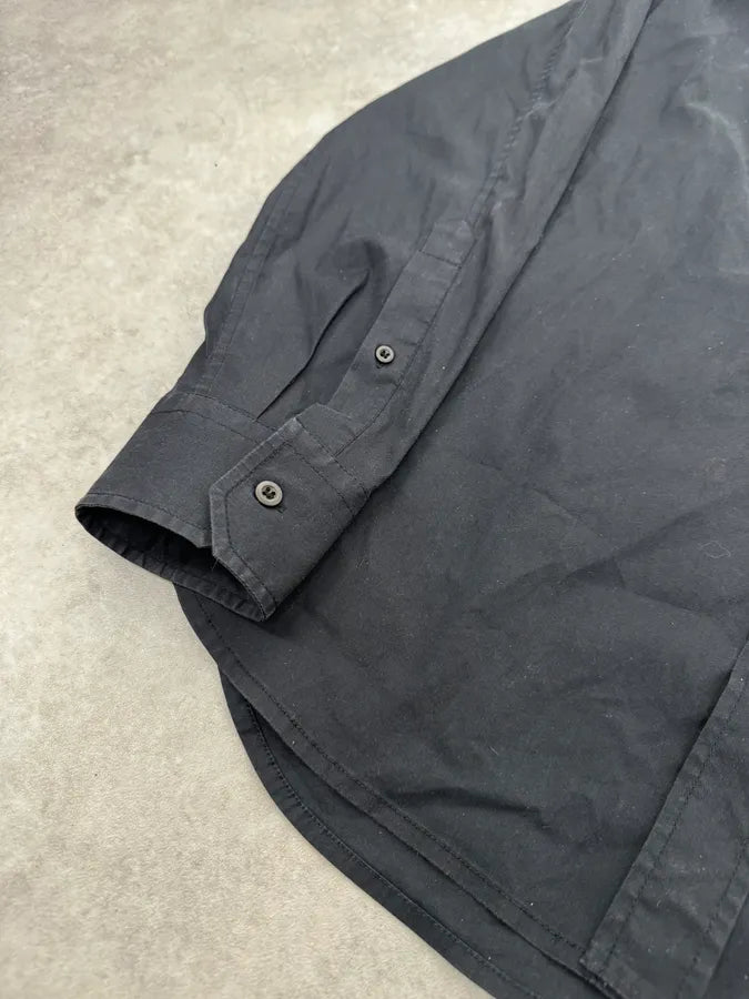 SS2008 Prada Black Minimalist Shirt NKjuqyT 5