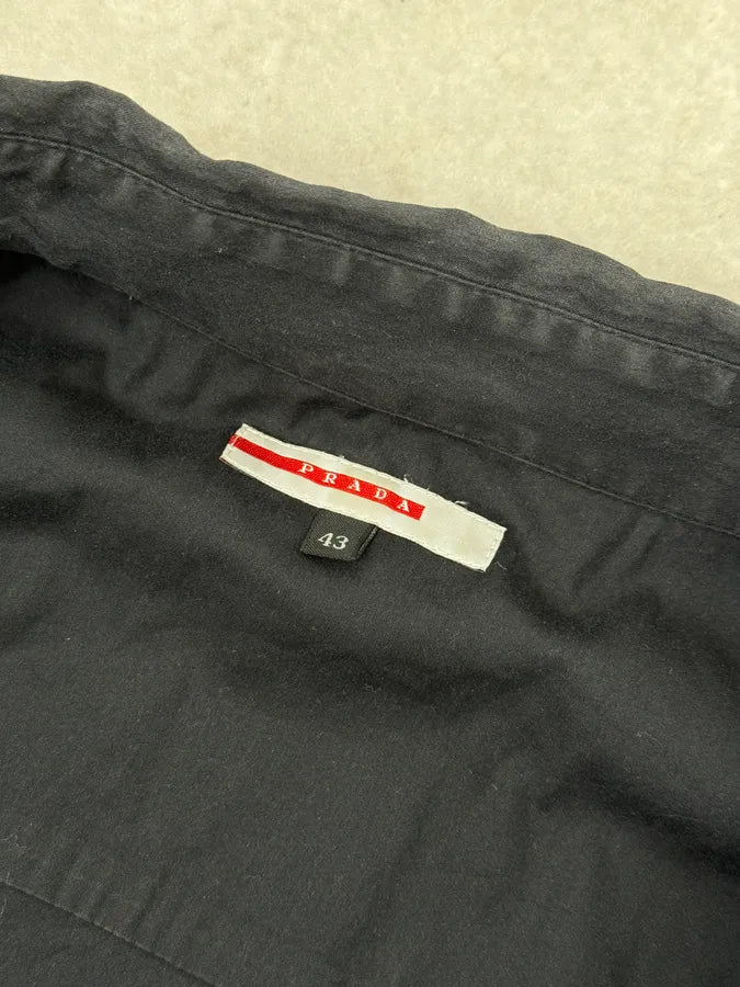 SS2008 Prada Black Minimalist Shirt NKjuqyT 8